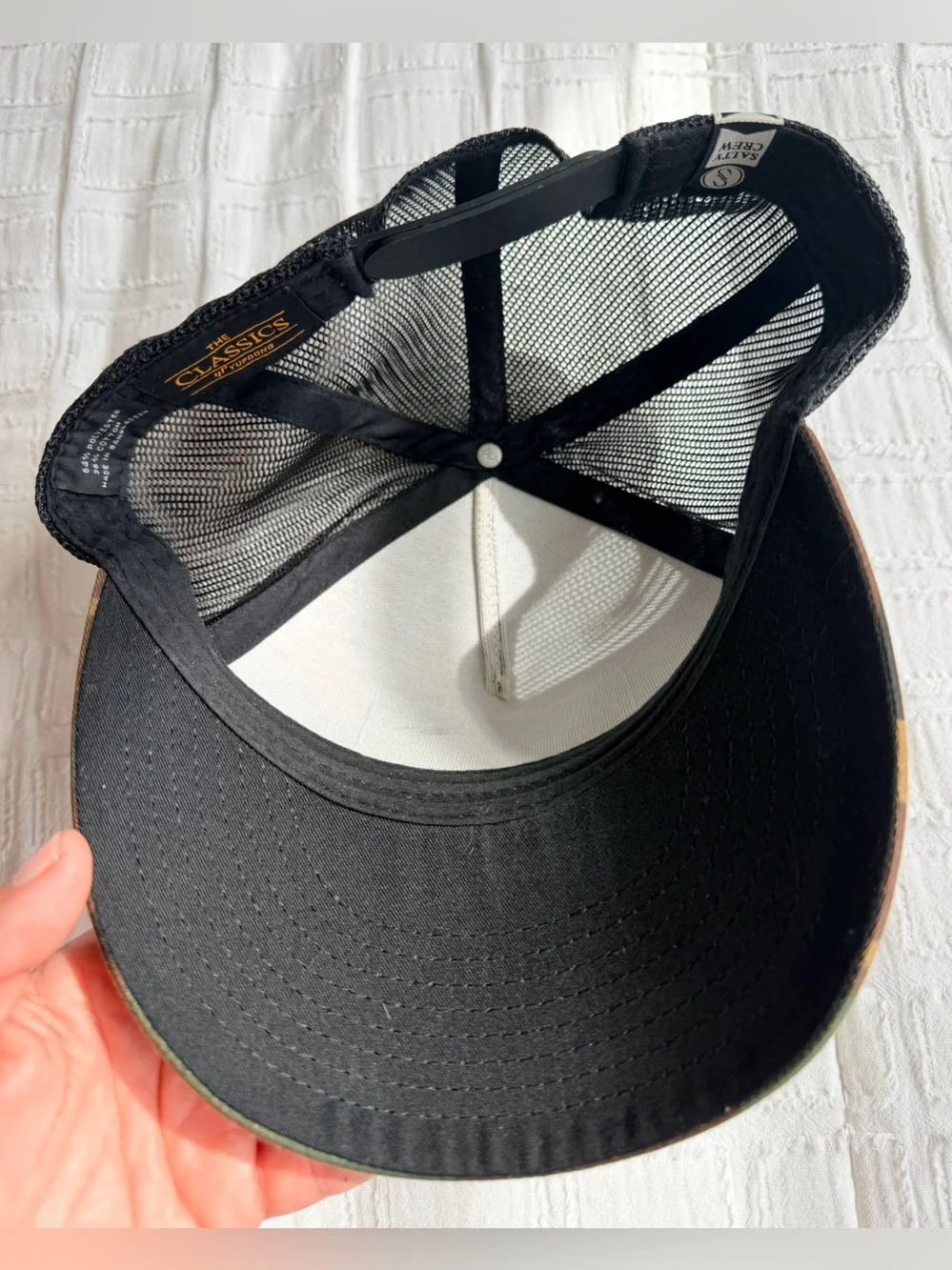 Salty Crew Chasing Tail Camo Tuna Trucker Hat Unisex